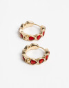 Aros Argollas Color Aros Argollas Beauty - Combinacion Bicolor