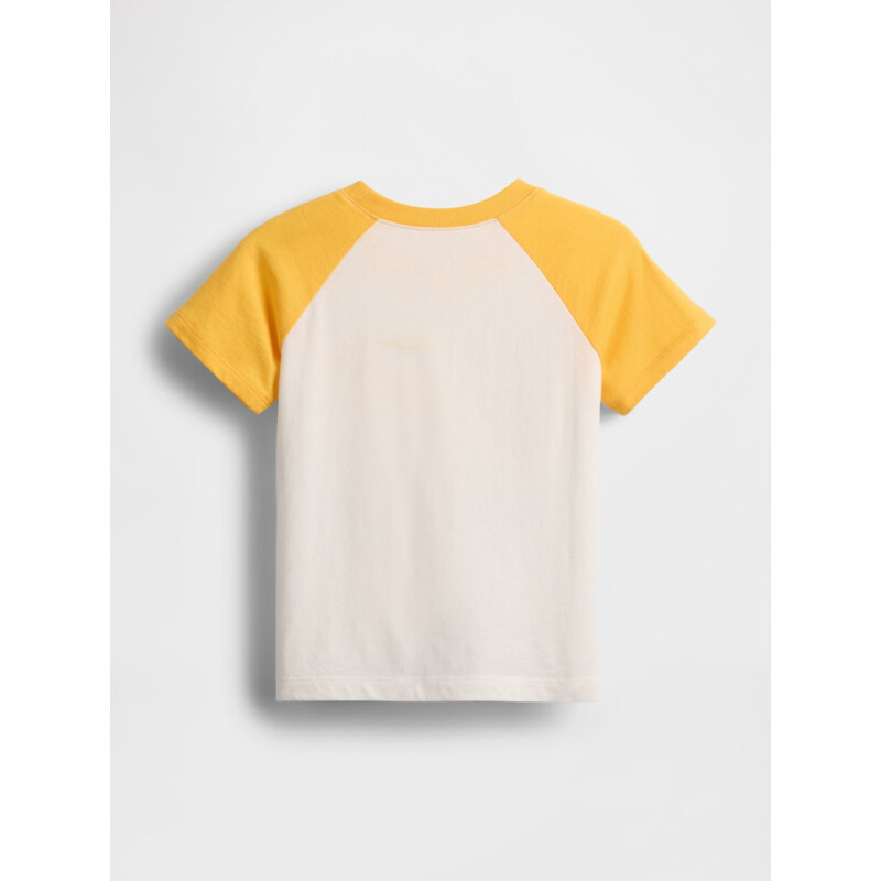 V-FRCH SS LOGO GRPH RAGLAN T NEW OFF WHITE