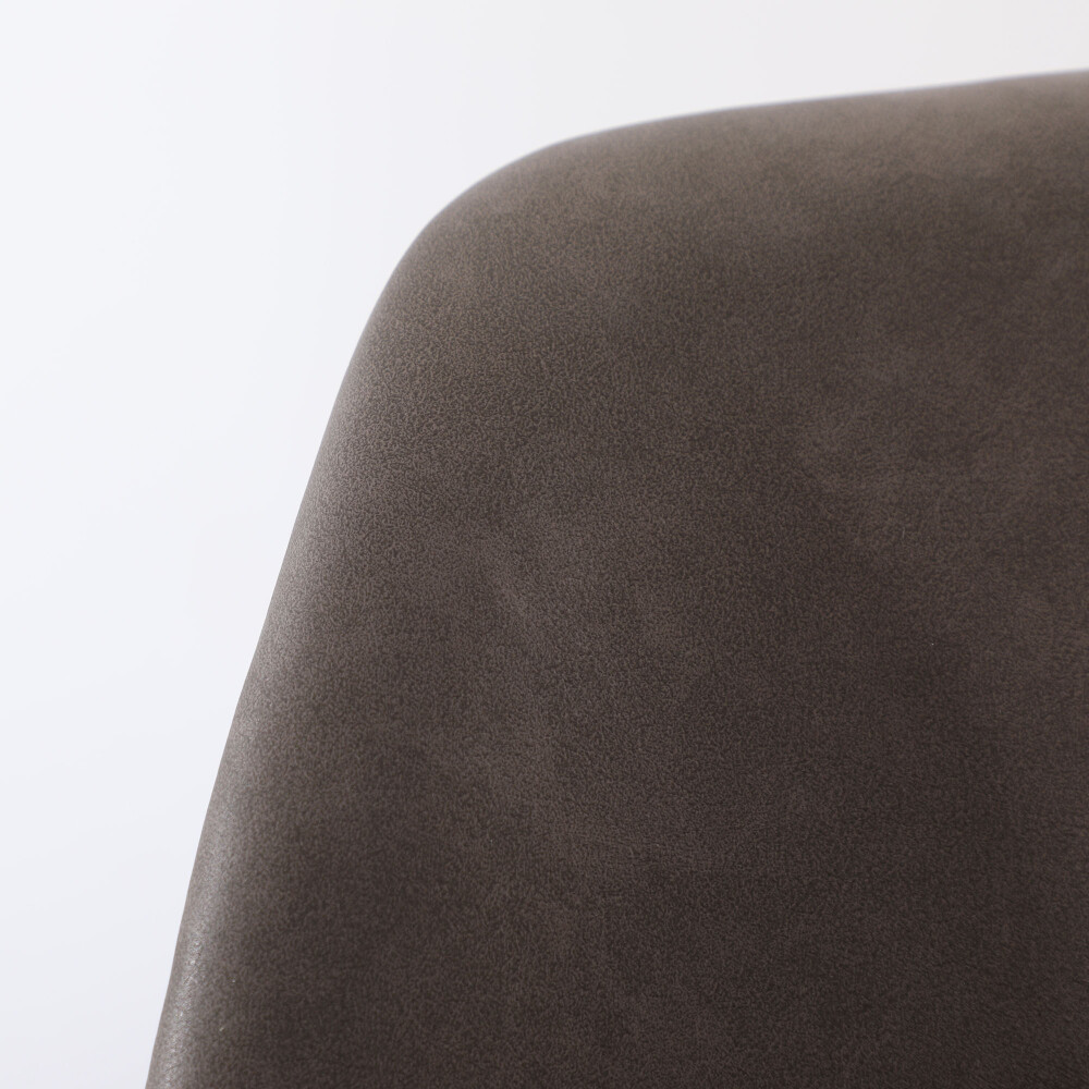 SILLA DE COMEDOR PU-Y-METAL GRIS ANTOLOGIA
