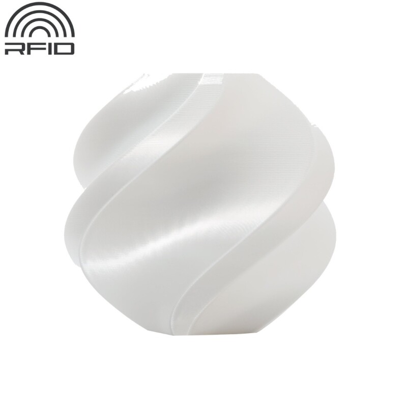 Filamento Bambu Lab PLA Silk+ blanco Filamento Bambu Lab PLA Silk+ blanco