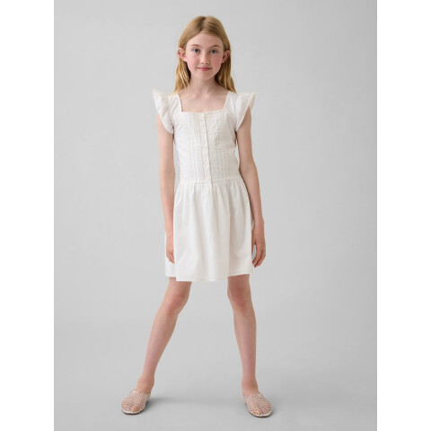 SS LACE TRIM DRS NEW OFF WHITE