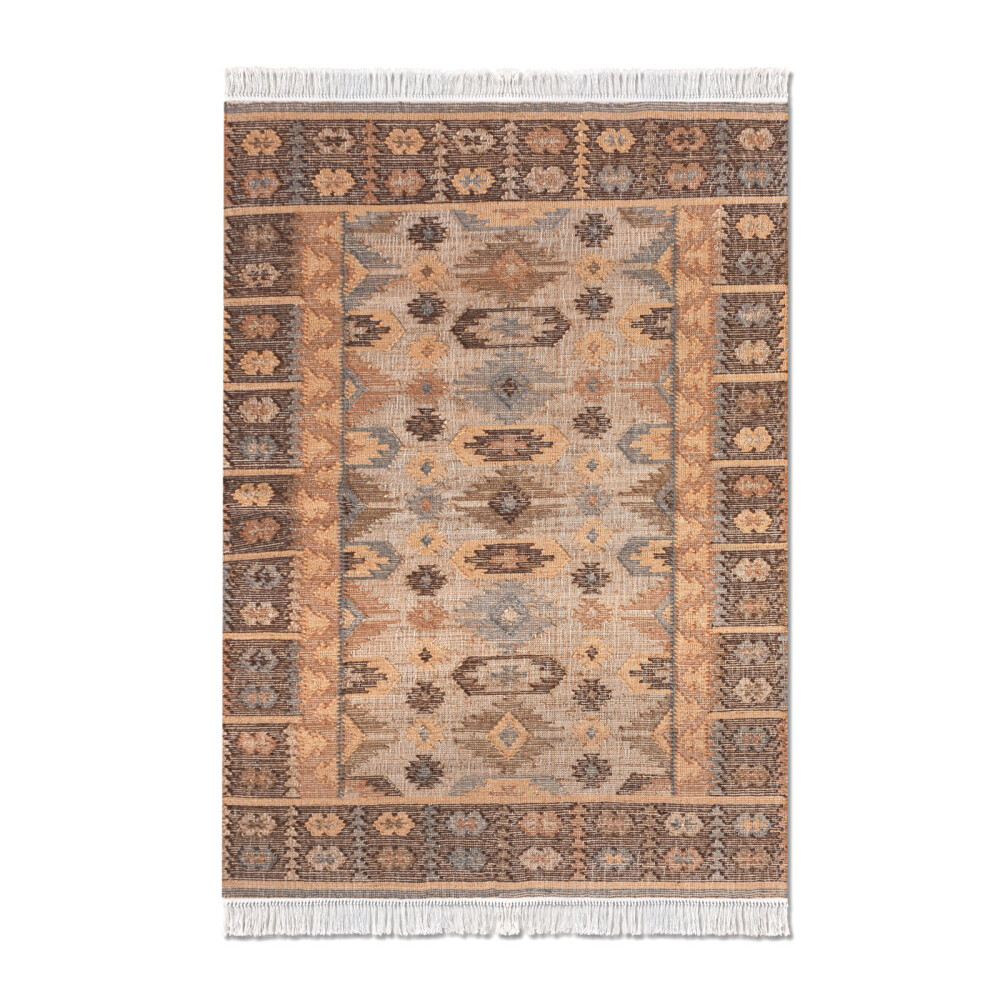 ALFOMBRA MULTICOLOR YUTE Y LANA TARBAJ