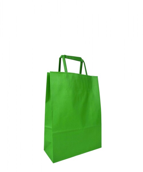 Bolsa lisa acuario 22x10x30 cm VERDE
