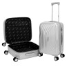 Valija Carry Zenit Florencia Plateado