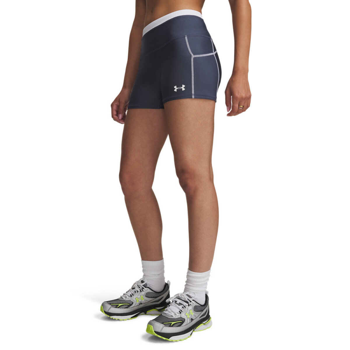 UA HeatGear Novelty Shorty-BRN - GRY-044 