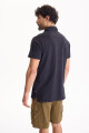 Remera Polo Horizon Negro