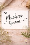 Tarjeta gracias 10x15cm Diseño 3