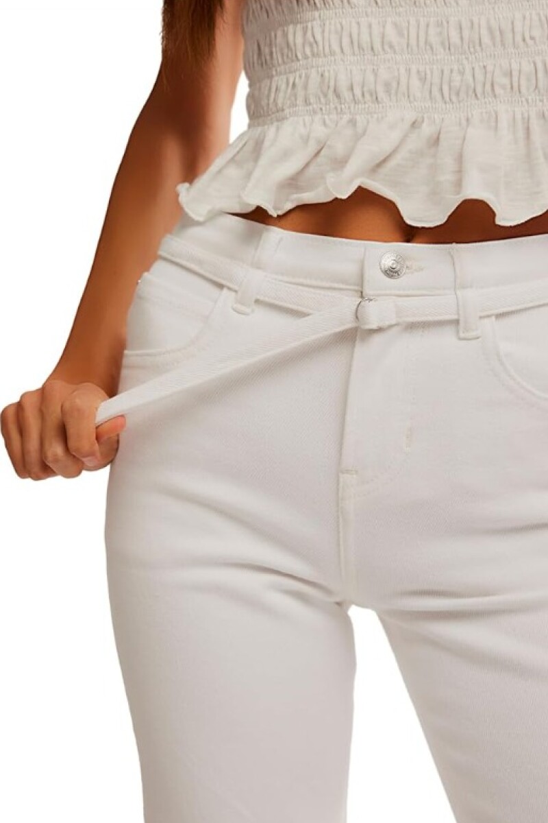 SABINE SLIM A LINE JEAN Blanco