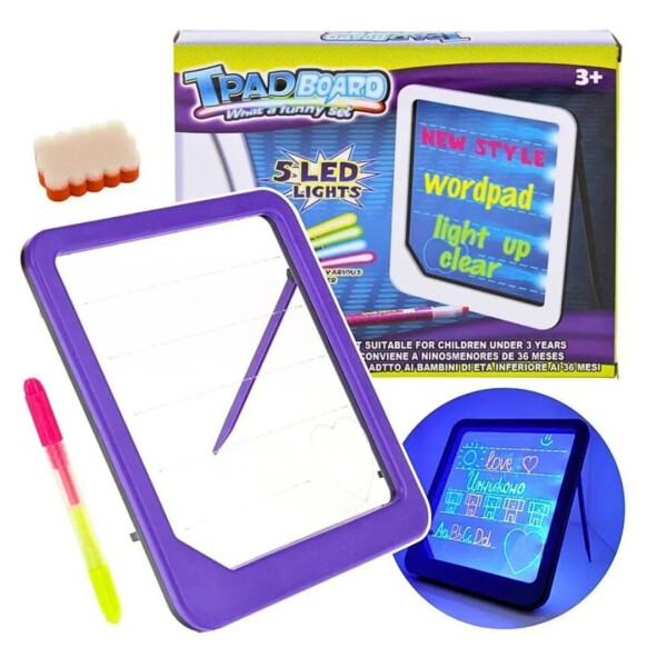 Tablero Fluorescente 3d Para Niñ@s Tablero Fluorescente 3d Para Niñ@s