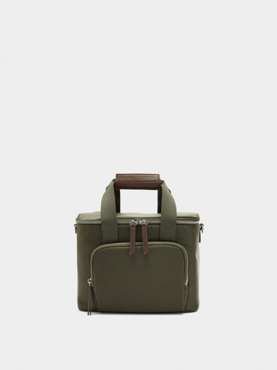 Bolsa Porta-Alimentos De Nylon caqui