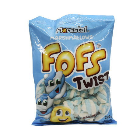 Marshmallows FLORESTAL 220grs Celeste y blanco