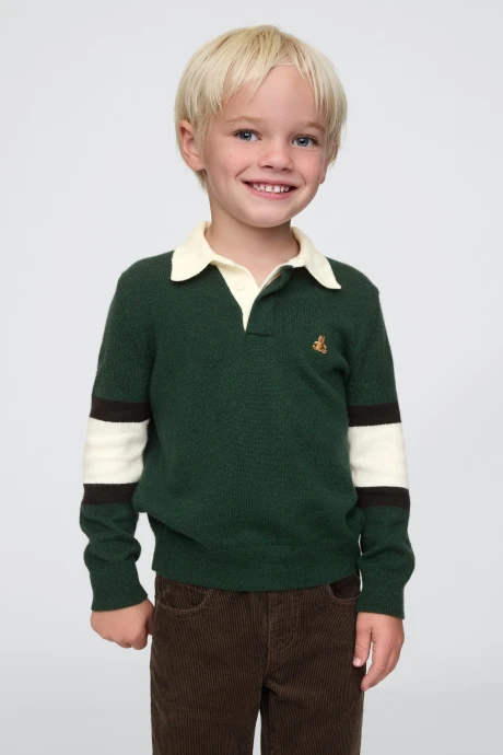 Buzo Polo Toddler Niño Essex Green 702