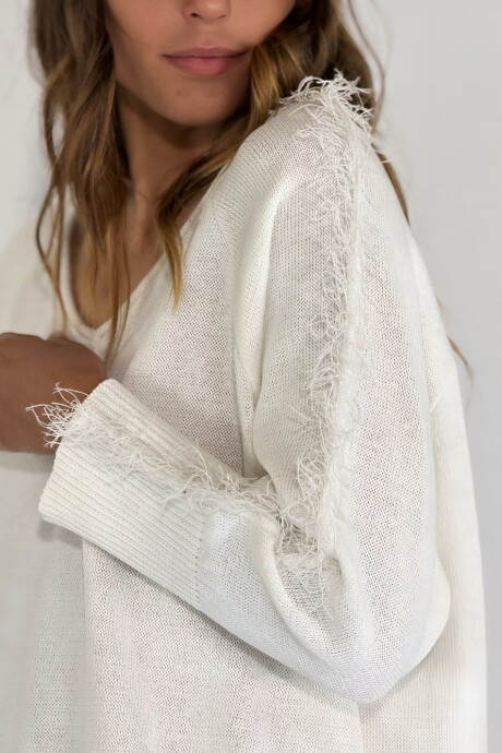 SWEATER LINO DUNA Crudo