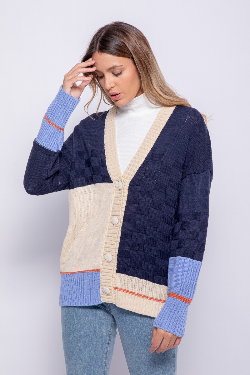 CARDIGAN JAZMIN Azul Marino