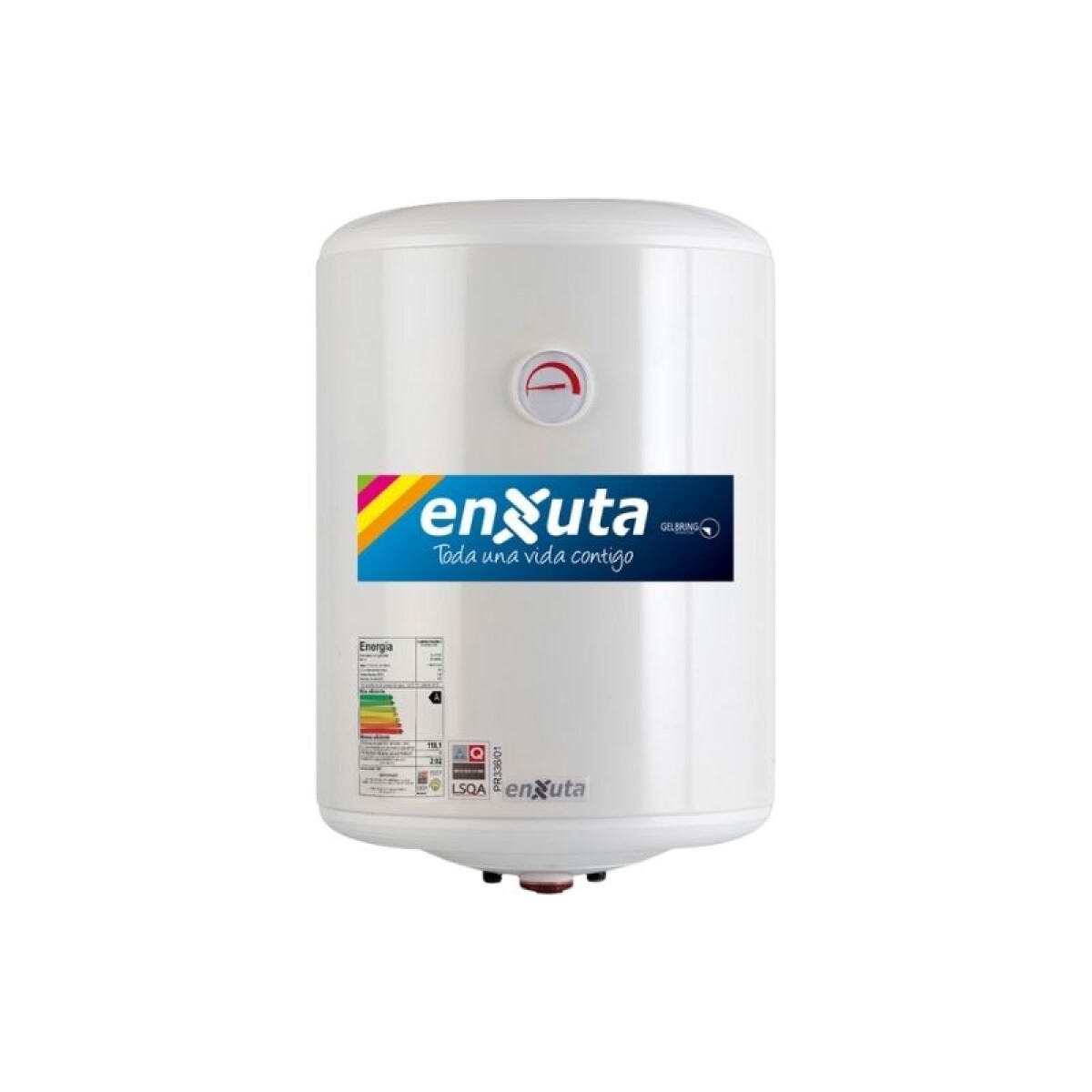 TERMOTANQUE 60L ACERO ENXUTA 