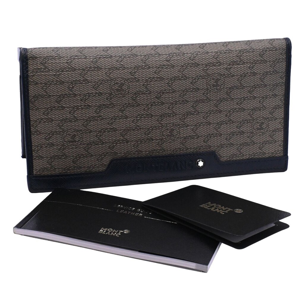 Billetera Mont Blanc azul n° 112353 Billetera Mont Blanc azul n° 112353