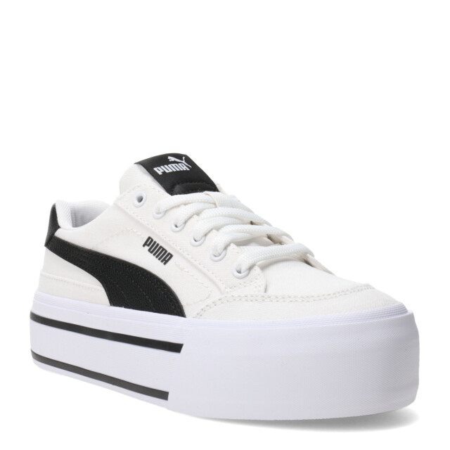 Championes de Mujer Puma Court Classic Vulc FS Platforma Blanco - Negro