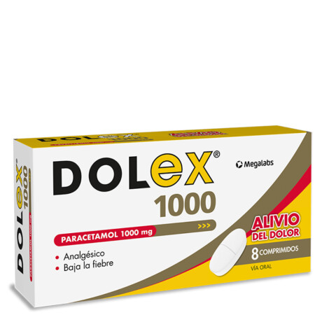 Dolex 1000mg 8 Comprimidos Dolex 1000mg 8 Comprimidos