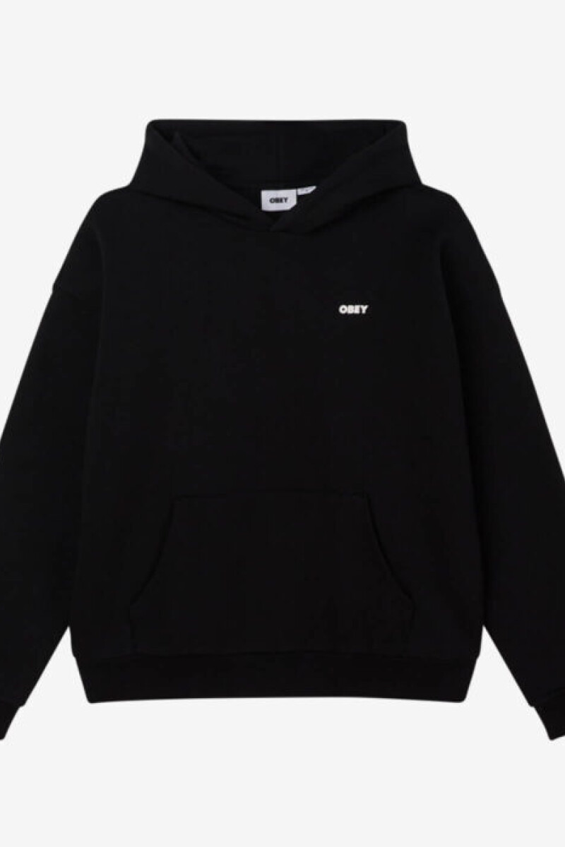 BOLD ICON EXTRA HEAVY HOOD Negro