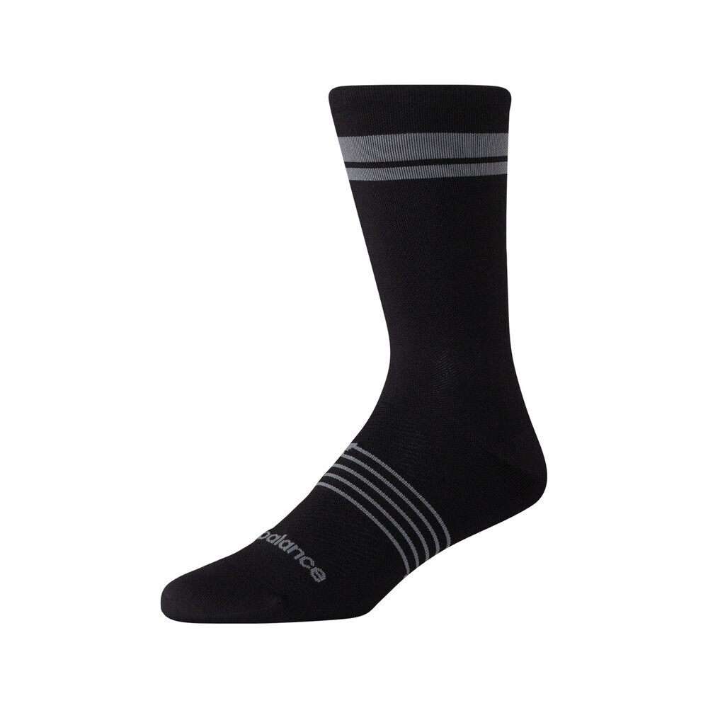 Medias Running Pro Run Crew 1 Pair Unisex Black