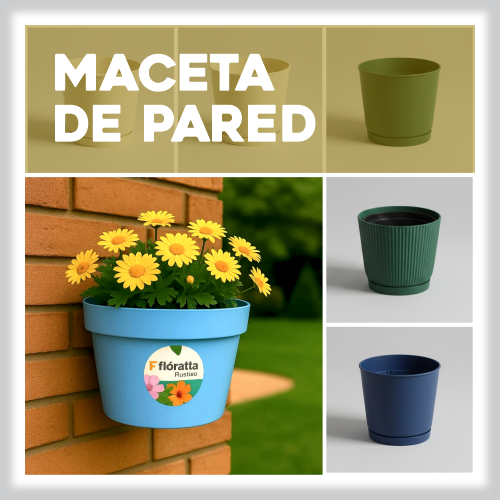 Maceta Pared
