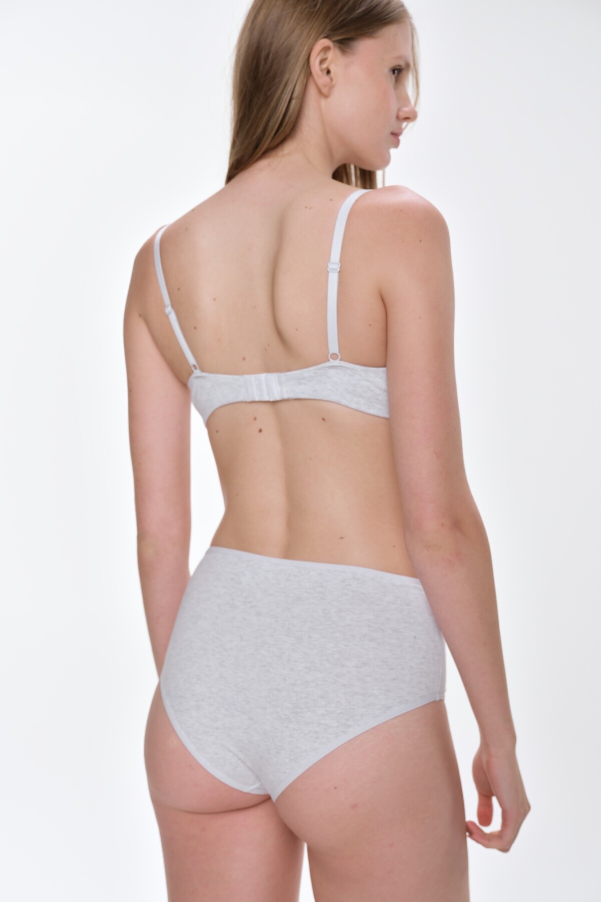 Soutien Con Aro cotton club Gris Melange