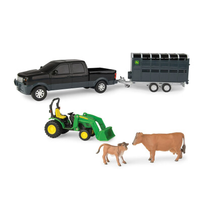John Deere Remolque Para Ganado John Deere Pickup Negra