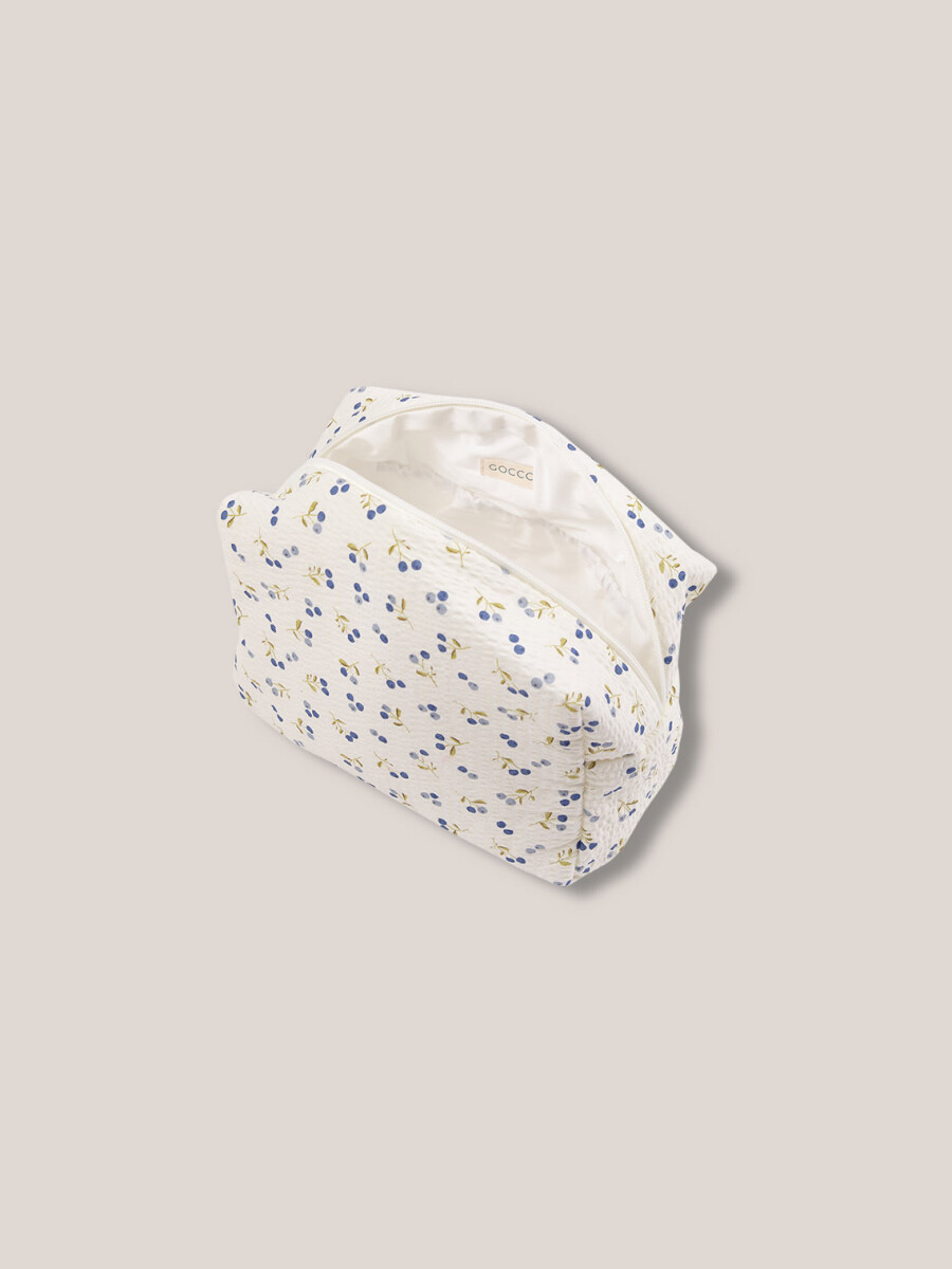 Neceser Estampado Crudo Oscuro