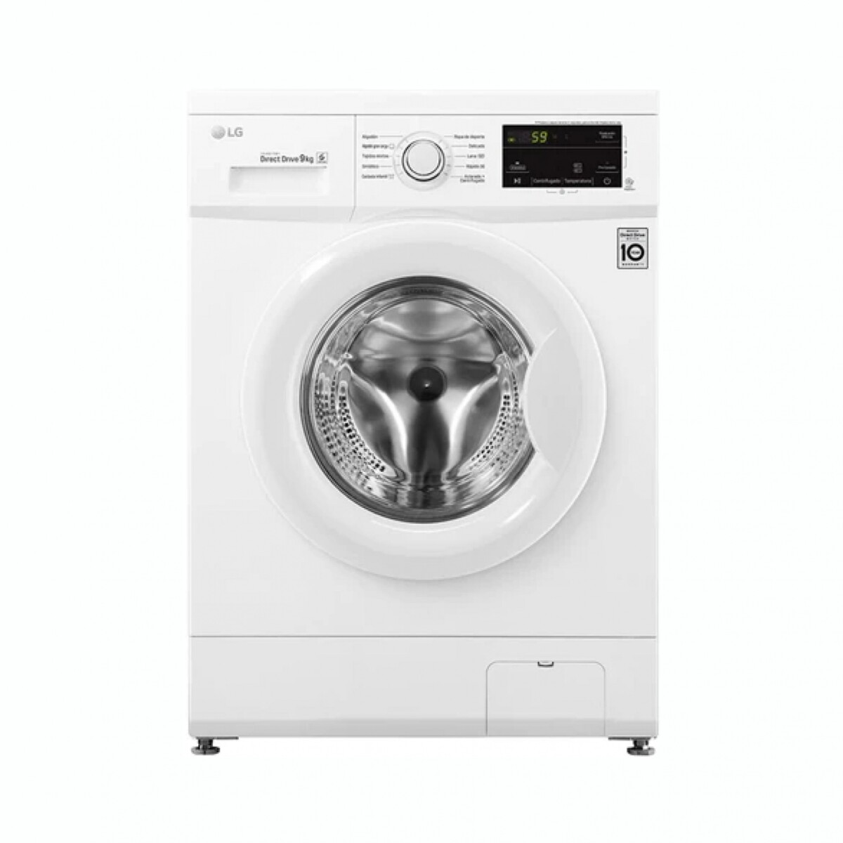 Lavarropas LG WM9WE6 Carga Frontal Capacidad 9Kg 