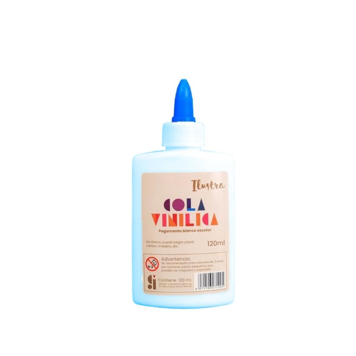 Cola Vinílica Escolar Ilustra 40 gr - Azul 
