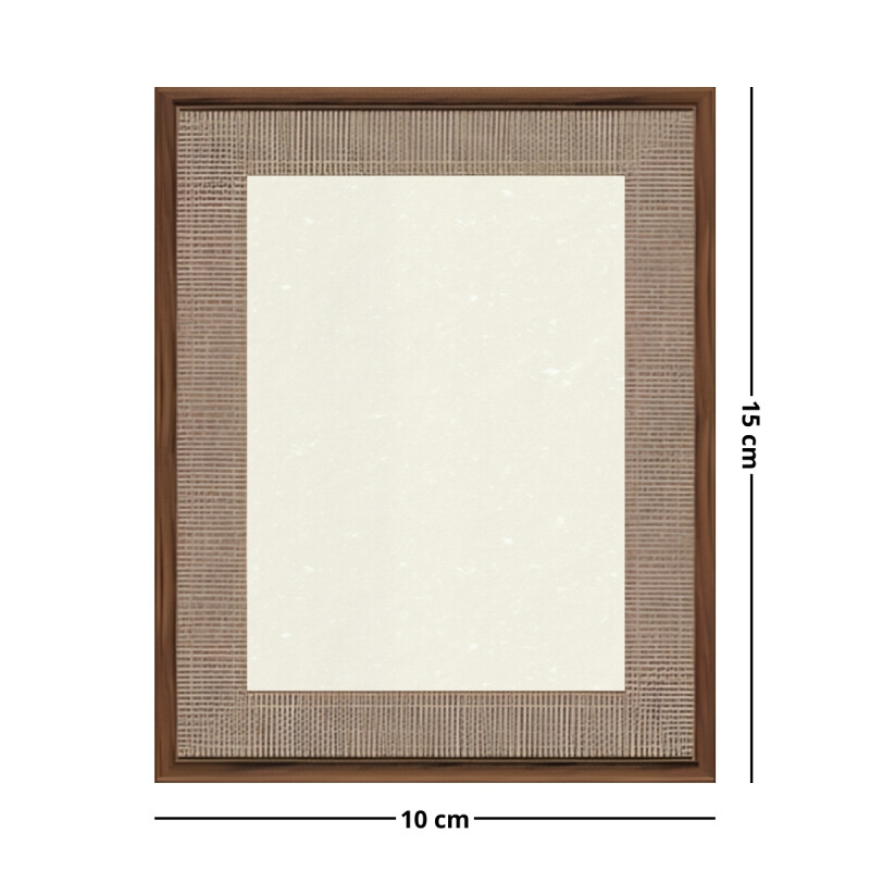 Portarretrato 10x15 dos tonos simil madera MARRON