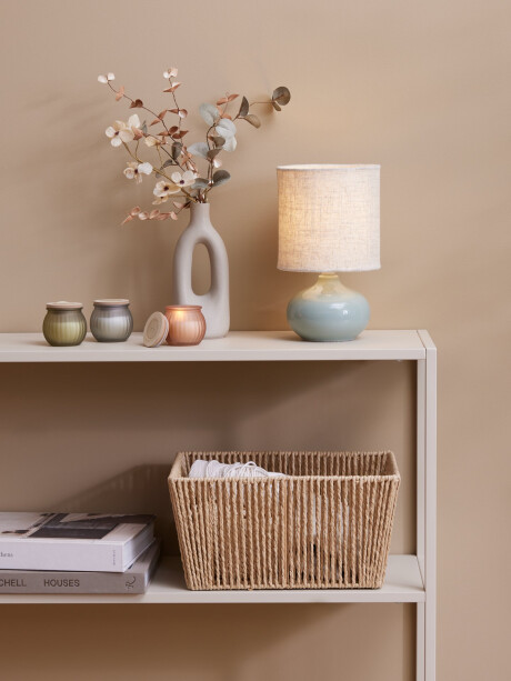 Lámpara mesa EIVIN Ø15xA25cm porcelana Lámpara mesa EIVIN Ø15xA25cm porcelana