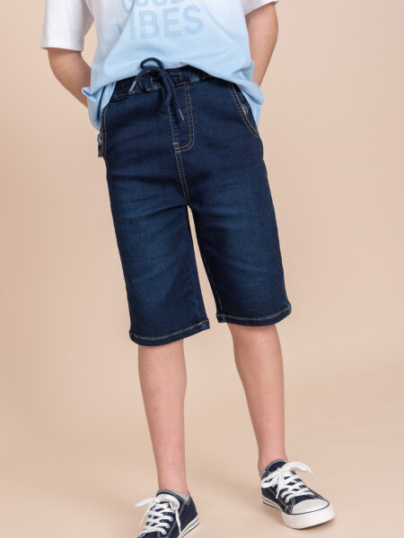 Bermuda denim Azul