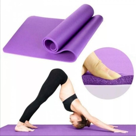 Colchoneta para Gimnasia Abdominales Yoga 100CM X 75CM VIOLETA