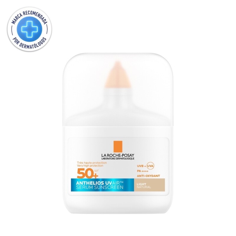 Protector Solar Anthelios Serum Uvair 50+ Tono Light 50 Ml. Protector Solar Anthelios Serum Uvair 50+ Tono Light 50 Ml.