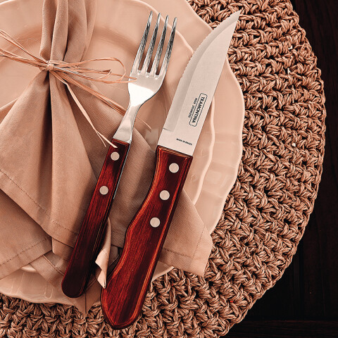 Tenedor rojo Jumbo (1 pz.) "Polywood" -TRAMONTINA TN9211