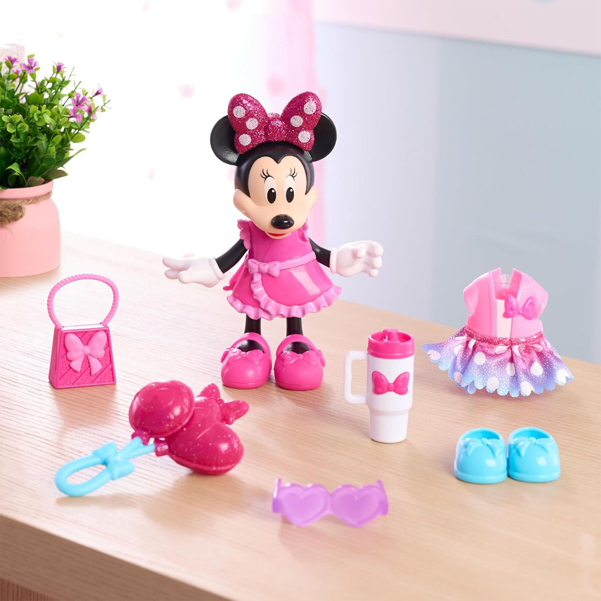 Set x 9 Moda Disney Jr. Minie Mouse 