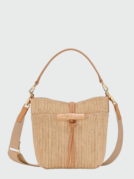 LONGCHAMP - LE ROSEAU RAPHIA, CARTERA BUCKET XS 514