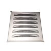 Rejilla ventilación esmaltada c/mosquitero 20x20 cm Rejilla Ventilación Esmaltada C/mosquitero 20x20 Cm