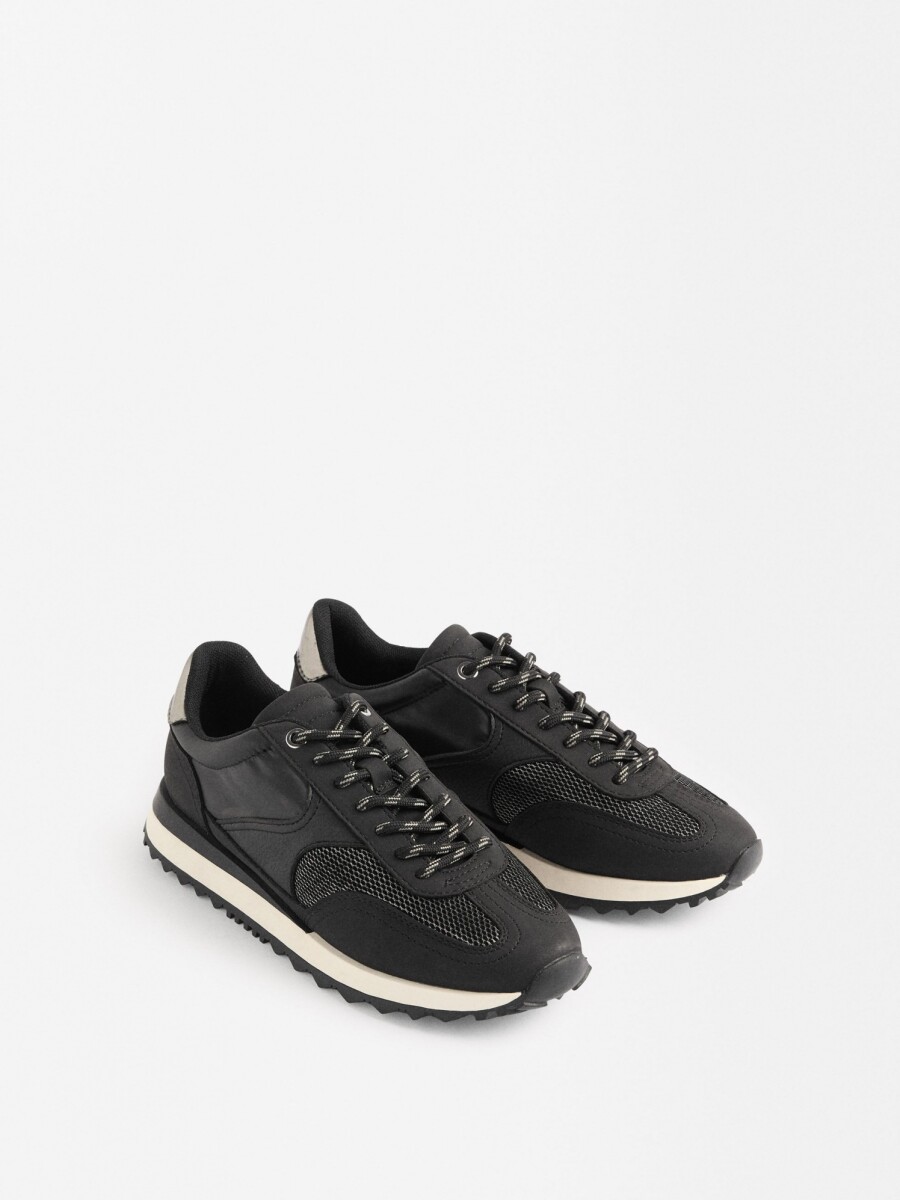 Zapatillas Running Rejilla negro