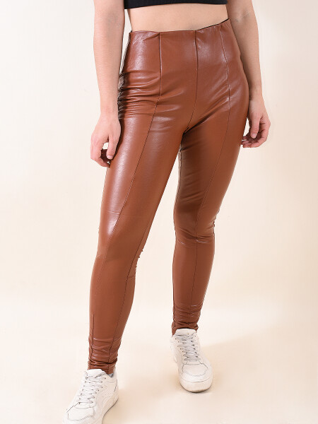 LEGGING PU MAGDA CHOCOLATE