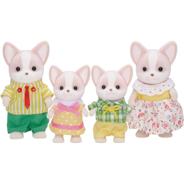 Sylvanian Families Familia Chihuahua Perros Juguete Figuras Sylvanian Families Familia Chihuahua Perros Juguete Figuras