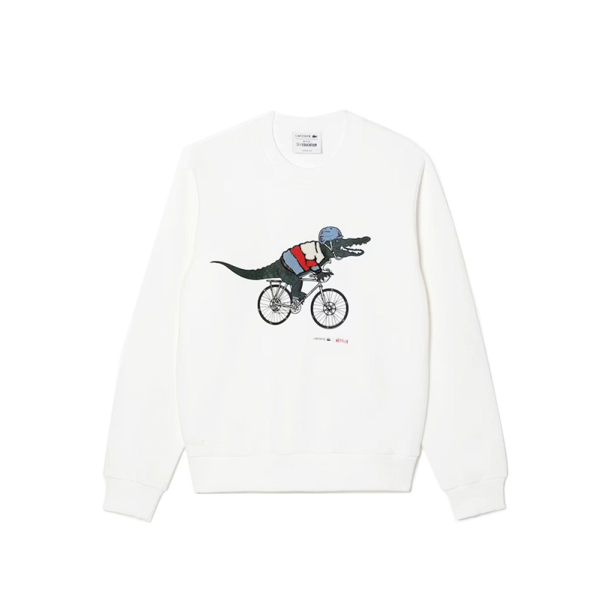 Lacoste Netflix Loose Fit - Cream 