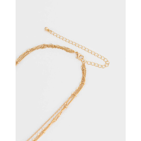 Collar Corto De Inicial ''e'' Dorado