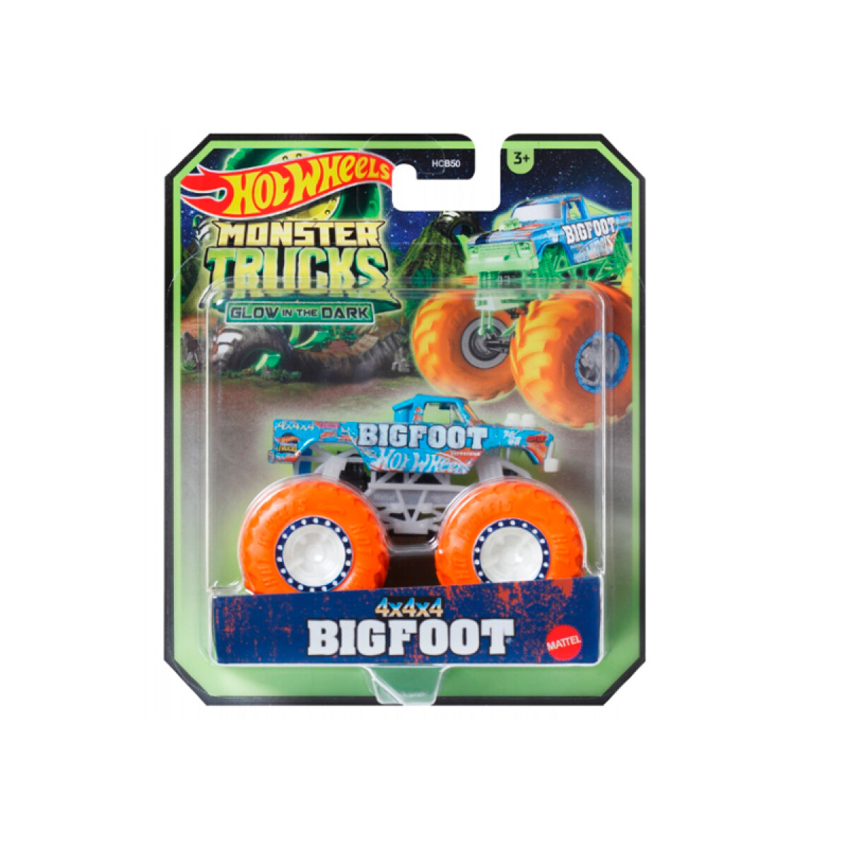 Hot Wheels Monster Trucks - 4X4X4 Bigfoot 