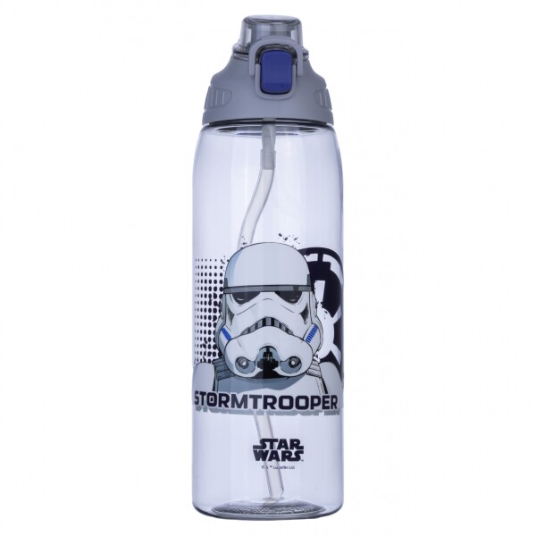 Botella plástica Star Wars 1lt blanco