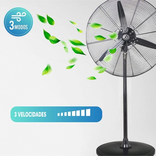 Ventilador Industrial Comercial Pie 65cms 1250 Rpm 120w Ventilador Industrial Comercial Pie 65cms 1250 Rpm 120w