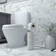 Soporte de papel higiénico para piso NEGRO