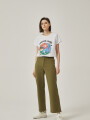 Pantalon Ramons Verde Oliva Oscuro