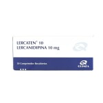 LERCATEN 10 MG. CJ X 30 COMP. única